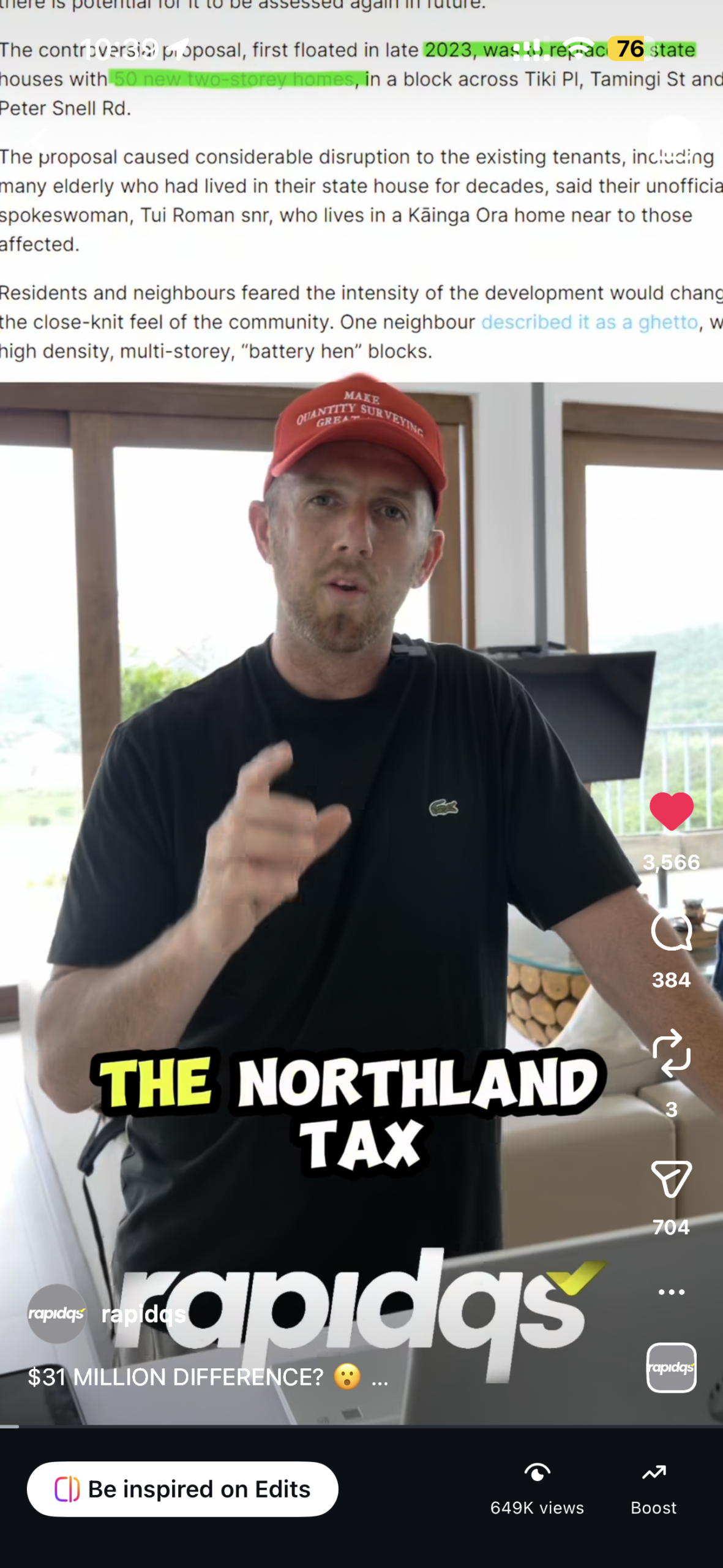 649K views - The Northland Tax